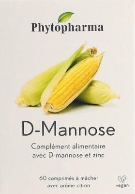 PHYTOPHARMA D-Mannose cpr croquer bte 60 pce