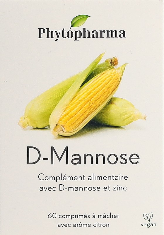 PHYTOPHARMA D-Mannose cpr croquer bte 60 pce