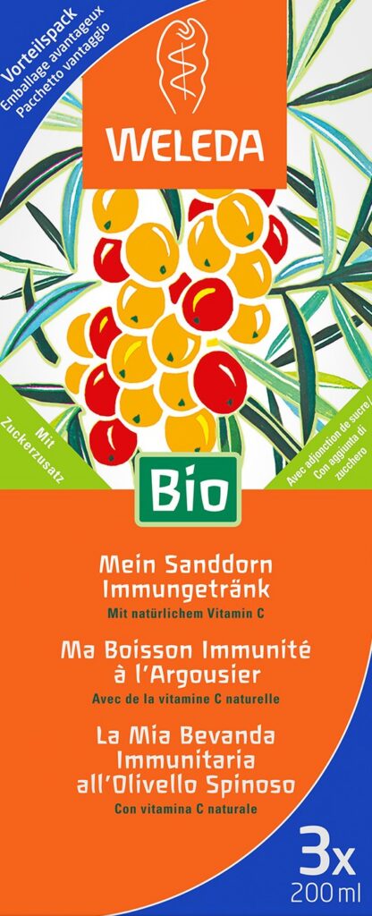 WELEDA ma boisson immun argousier trio 3 x 200 ml