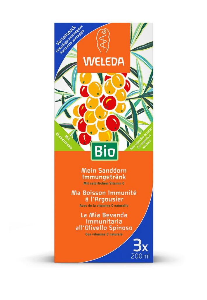 WELEDA ma boisson immun argousier trio 3 x 200 ml