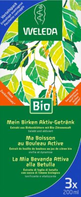WELEDA ma boisson bouleau actif trio 3 x 200 ml