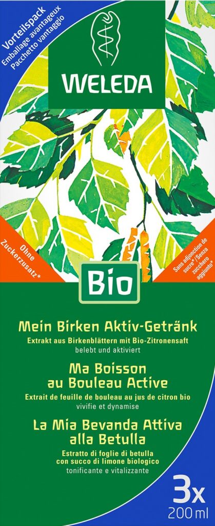 WELEDA ma boisson bouleau actif trio 3 x 200 ml
