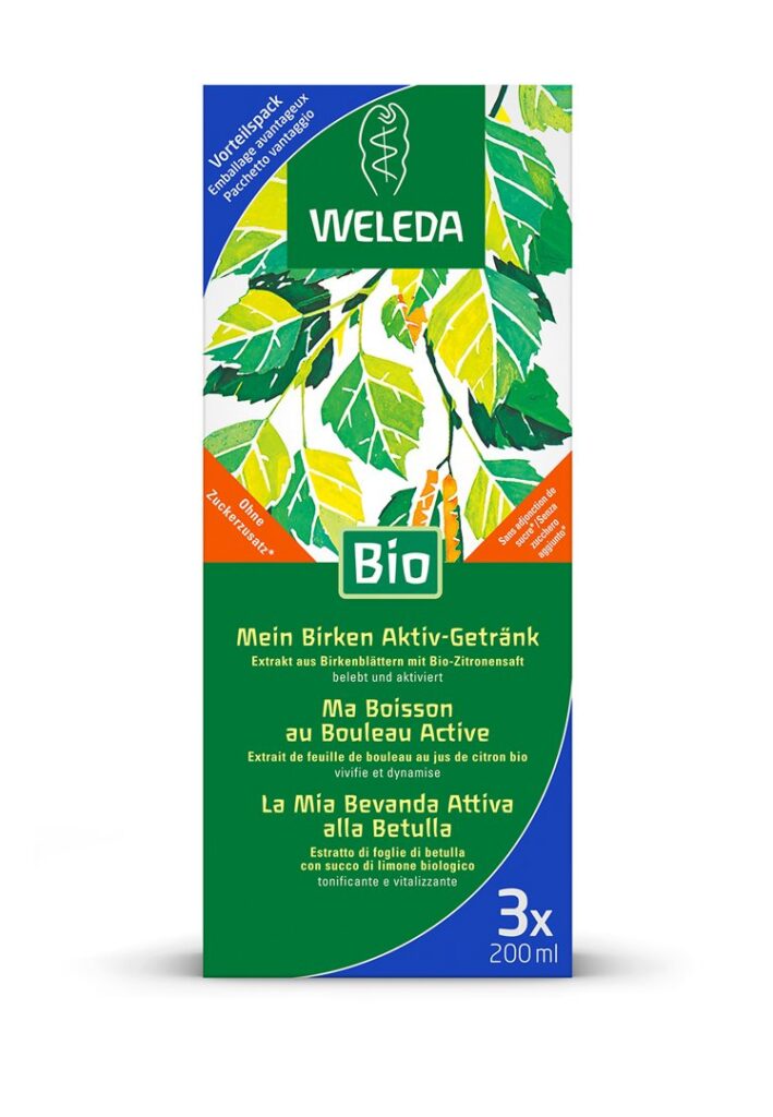 WELEDA ma boisson bouleau actif trio 3 x 200 ml