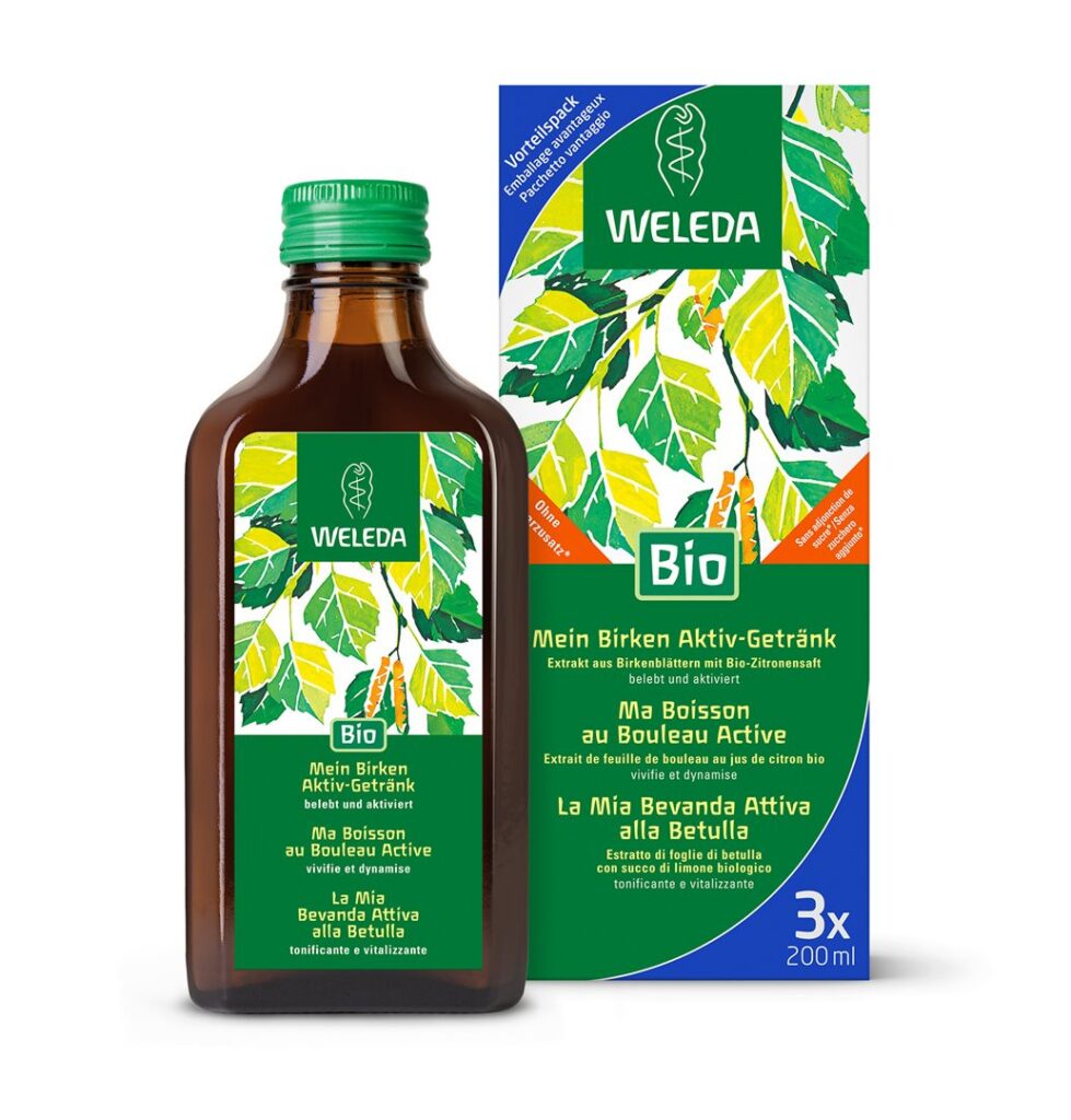WELEDA ma boisson bouleau actif trio 3 x 200 ml