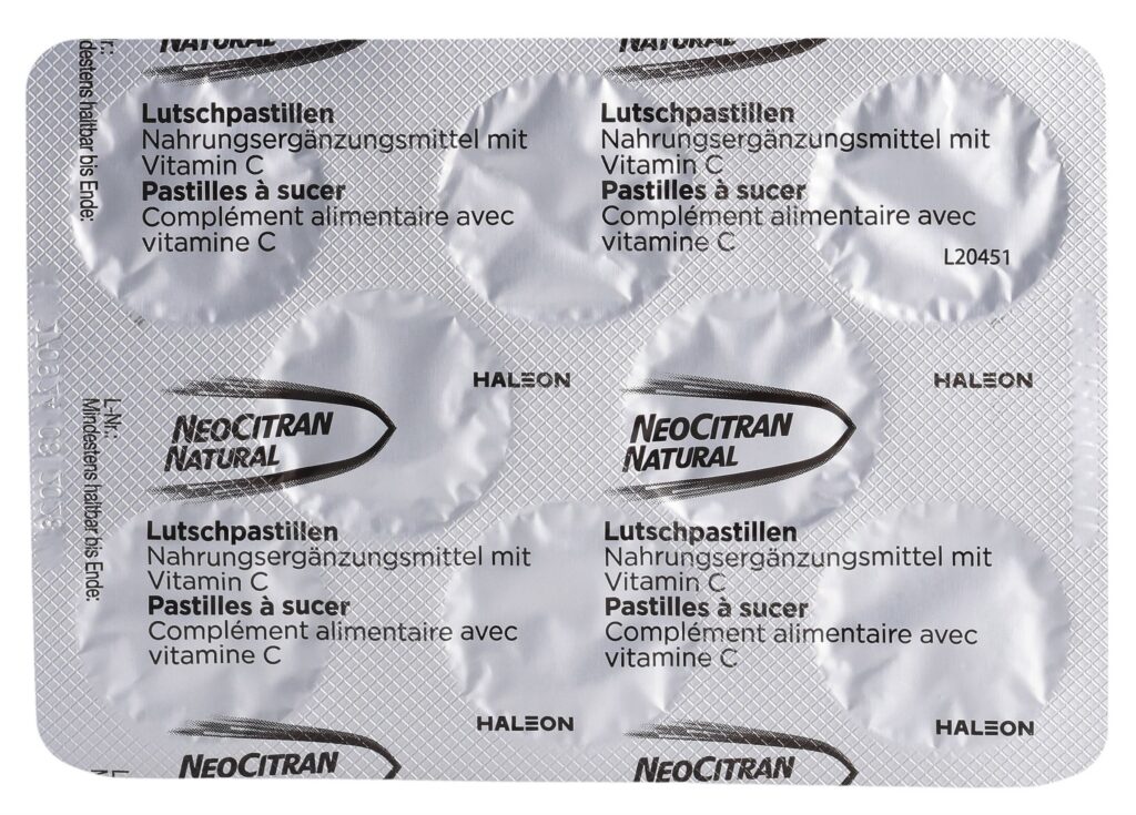 NEOCITRAN Natural pastilles à sucer 16 pce