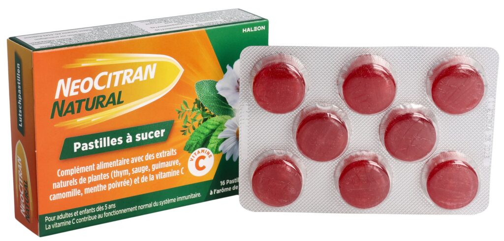 NEOCITRAN Natural pastilles à sucer 16 pce